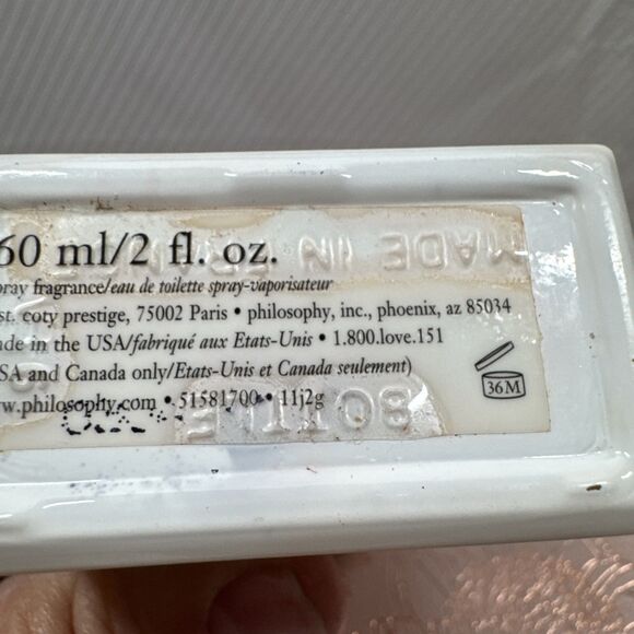 New Philosophy Field of Flowers 2oz 60ml Spray Fragrance Peony Blossom Perfume - Picture 6 of 7